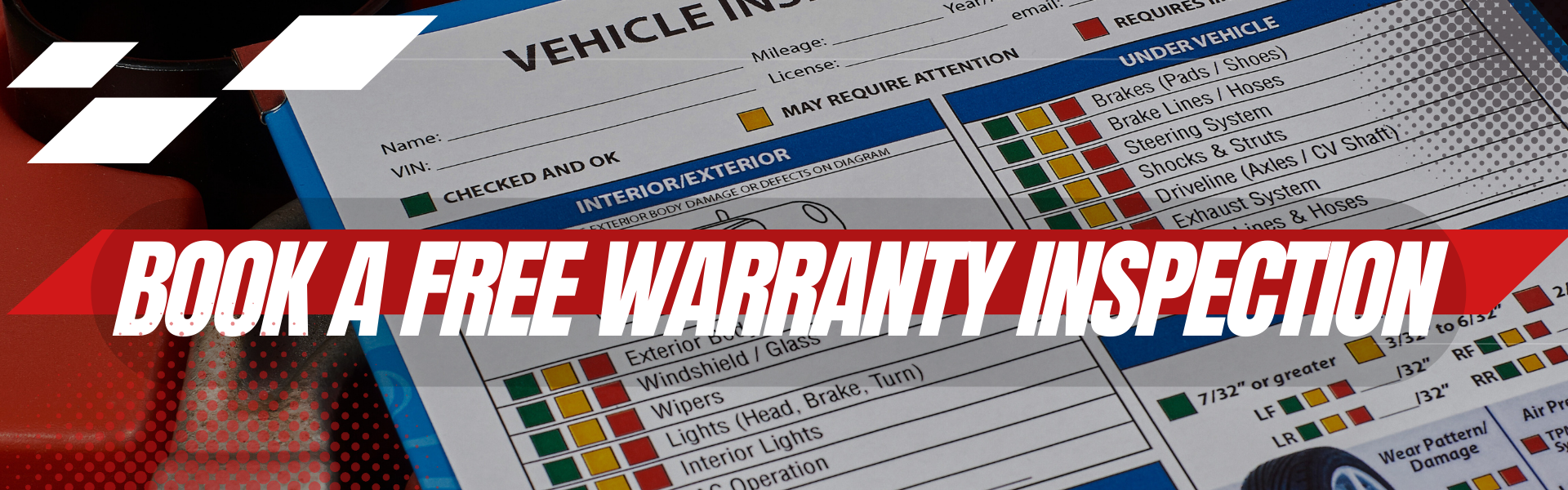 Book a Free Warranty Inspection